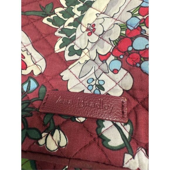 Vera Bradley burgundy lunch bag with ID holder #school #lunch - Picture 2 of 6